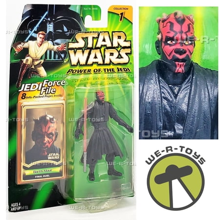 Star Wars Power of the Jedi Darth Maul Final Duel Action Figure 2000 Hasbro