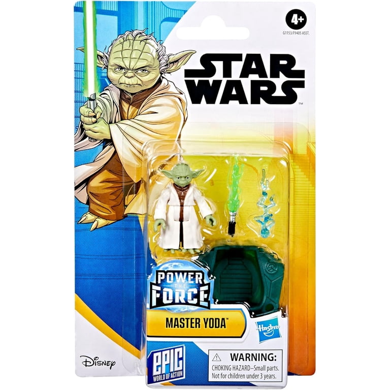 Star Wars Power the Force Master Yoda Action Figure - Walmart.com