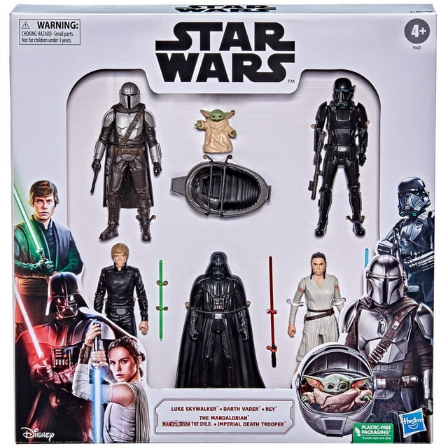 Star Wars Pre and Post Empire Kids Toy Action Figure 6Pack for Boys