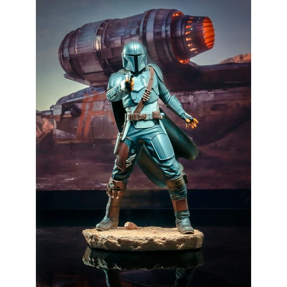 Star Wars Premier Collection: The Mandalorian MK3 1:7 Scale Statue, Multicolor, 10 inches