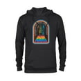 thumbnail image 1 of Star Wars Pride Darth Vader Be One With The Force Rainbow - Pullover Hoodie for Adults - Customized-Black, 1 of 5