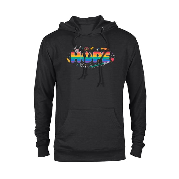 Star Wars Pride Hope Rainbow Rebel Symbol Galactic Doodles - Pullover Hoodie for Adults - Customized-Black
