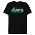 thumbnail image 1 of Star Wars Pride Hope Rainbow Rebel Symbol Galactic Doodles - Short Sleeve Blended T-Shirt for Adults - Customized-Black, 1 of 5
