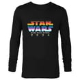 thumbnail image 1 of Star Wars Pride Inclusive Rainbow Logo Belong Be Proud 2024- Long Sleeve T-Shirt for Men - Customized-Black, 1 of 5