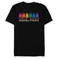 thumbnail image 1 of Star Wars Pride R2-D2 Astromech Droid Rainbow Rebel Pride - Short Sleeve Blended T-Shirt for Adults - Customized-Black, 1 of 5