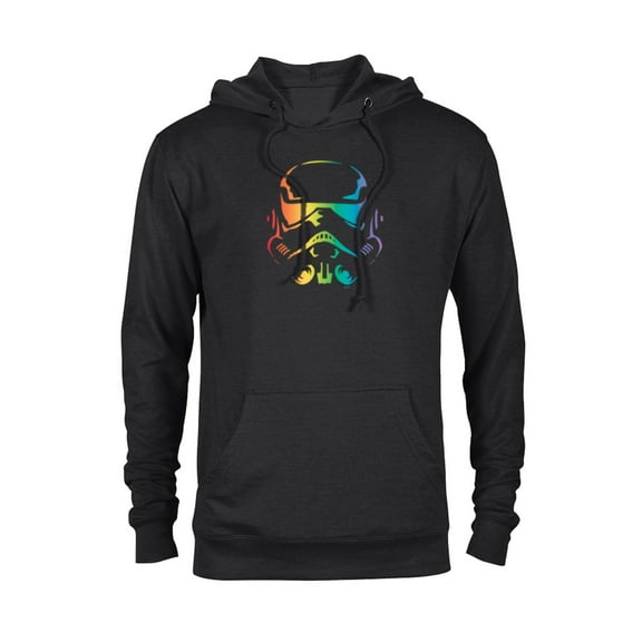 Star Wars Pride Stormtrooper Helmet - Pullover Hoodie for Adults - Customized-Black