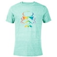 thumbnail image 1 of Star Wars Pride Stormtrooper Helmet - Short Sleeve Blended T-Shirt for Adults - Customized-Ocean Blue, 1 of 5