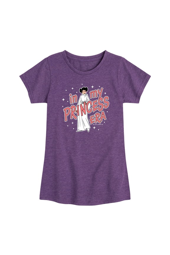 - Princess Era Leia - Toddler Girls Fitted Short Sleeve T-Shirt