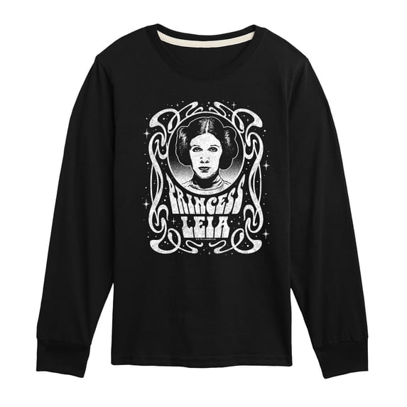 Star Wars - Princess Leia Art Nouveau - Toddler And Youth Long Sleeve Tee