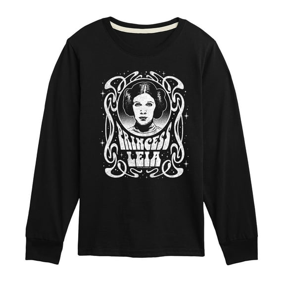Star Wars - Princess Leia Art Nouveau - Toddler And Youth Long Sleeve Tee