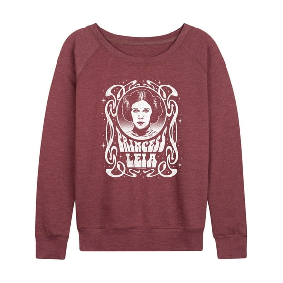 Star Wars - Princess Leia Art Nouveau - Women's French Terry Pullover Sweatshirt