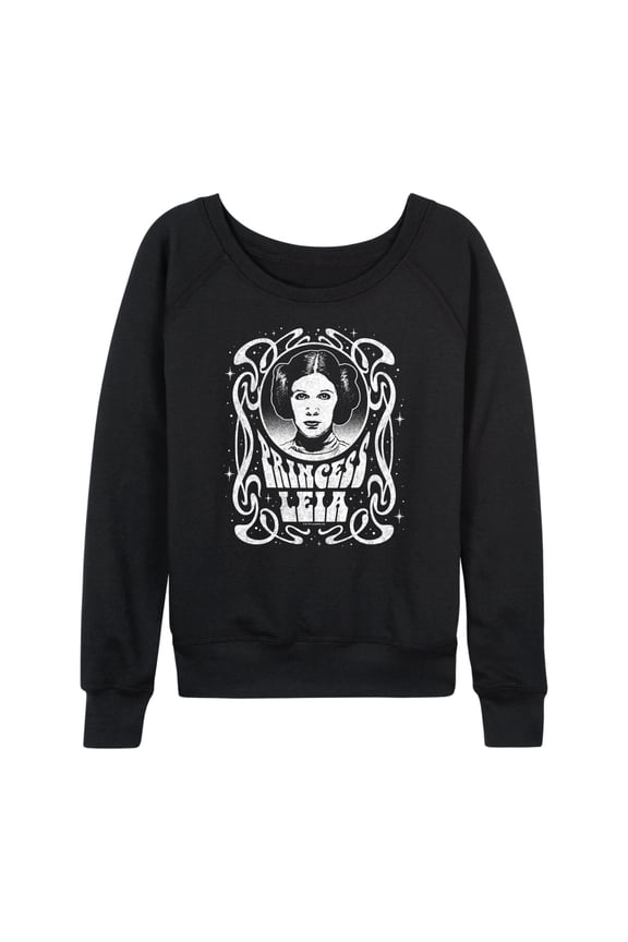- Princess Leia Art Nouveau - Women's French Terry Pullover Sweatshirt