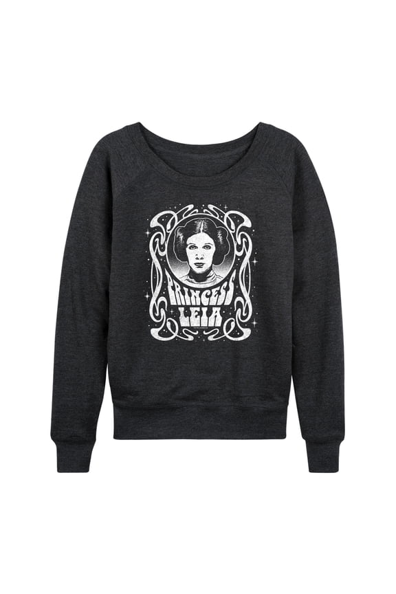 - Princess Leia Art Nouveau - Women's French Terry Pullover Sweatshirt