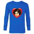 thumbnail image 1 of Star Wars Princess Leia Cartoon Heart Valentine - Long Sleeve T-Shirt for Men – Customized-Royal, 1 of 5