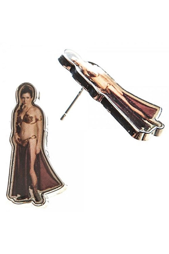Princess Leia Cutout Earrings
