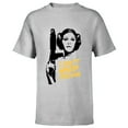 thumbnail image 1 of Star Wars Princess Leia Escape I Don't Need Rescuing - Short Sleeve T-Shirt for Kids - Customized-Athletic Heather, 1 of 5