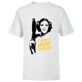 thumbnail image 1 of Star Wars Princess Leia Escape I Don't Need Rescuing - Short Sleeve T-Shirt for Kids - Customized-White, 1 of 5
