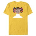 thumbnail image 1 of Star Wars Princess Leia Florals Happy Mother's Day - Short Sleeve Blended T-Shirt for Adults - Customized-Yellow, 1 of 5