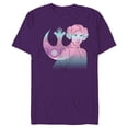 thumbnail image 1 of Star Wars Princess Leia Galaxy's Best Mom Ombre - Short Sleeve Blended T-Shirt for Adults - Customized-Purple, 1 of 5