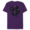 thumbnail image 1 of Star Wars Princess Leia Han Solo Wedding Valentine’s Love - Short Sleeve Blended T-Shirt for Adults - Customized-Purple, 1 of 5