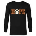 thumbnail image 1 of Star Wars Princess Leia Hope Lettering - Long Sleeve T-Shirt for Men – Customized-Black, 1 of 5