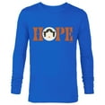 thumbnail image 1 of Star Wars Princess Leia Hope Lettering - Long Sleeve T-Shirt for Men – Customized-Royal, 1 of 5