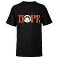 thumbnail image 1 of Star Wars Princess Leia Hope Lettering - Short Sleeve T-Shirt for Kids – Customized-Black, 1 of 5