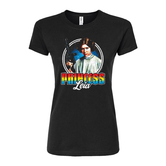 Star Wars - Princess Leia - Juniors Fitted Tee