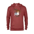 thumbnail image 1 of Star Wars Princess Leia R2-D2 Cute Christmas Merry & Bright - Pullover Hoodie for Adults - Customized-Red, 1 of 5