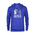 thumbnail image 1 of Star Wars Princess Leia R2-D2 You’re My Only Hope Retro - Pullover Hoodie for Adults - Customized-Royal Heather, 1 of 5