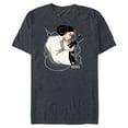 thumbnail image 1 of Star Wars Princess Leia Ready to Fight - Short Sleeve Blended T-Shirt for Adults - Customized-Navy Heather, 1 of 5