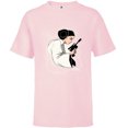 thumbnail image 1 of Star Wars Princess Leia Ready to Fight - Short Sleeve T-Shirt for Kids - Customized-Soft Pink, 1 of 5