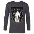 thumbnail image 1 of Star Wars Princess Leia Rebel Bleached Retro  - Long Sleeve T-Shirt for Men - Customized-Charcoal Heather, 1 of 5