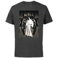 thumbnail image 1 of Star Wars Princess Leia Rebel Bleached Retro  - Short Sleeve Cotton T-Shirt for Adults - Customized-Charcoal, 1 of 5