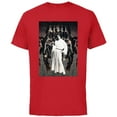 thumbnail image 1 of Star Wars Princess Leia Rebel Bleached Retro  - Short Sleeve Cotton T-Shirt for Adults - Customized-Red, 1 of 5