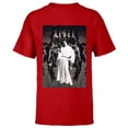 thumbnail image 1 of Star Wars Princess Leia Rebel Bleached Retro  - Short Sleeve T-Shirt for Kids - Customized-Red, 1 of 5