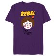 thumbnail image 1 of Star Wars Princess Leia Rebel Mom Mother's Day - Short Sleeve Blended T-Shirt for Adults - Customized-Purple, 1 of 5