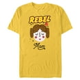 thumbnail image 1 of Star Wars Princess Leia Rebel Mom Mother's Day - Short Sleeve Blended T-Shirt for Adults - Customized-Yellow, 1 of 5