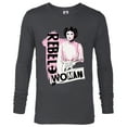 thumbnail image 1 of Star Wars Princess Leia Rebel Woman - Long Sleeve T-Shirt for Men - Customized-Charcoal Heather, 1 of 5