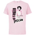 thumbnail image 1 of Star Wars Princess Leia Rebel Woman - Short Sleeve Cotton T-Shirt for Adults - Customized-Soft Pink, 1 of 5