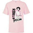 thumbnail image 1 of Star Wars Princess Leia Rebel Woman - Short Sleeve T-Shirt for Kids - Customized-Soft Pink, 1 of 5