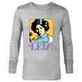 thumbnail image 1 of Star Wars Princess Leia Retro Iconic - Long Sleeve T-Shirt for Men - Customized-Athletic Heather, 1 of 5