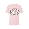 thumbnail image 1 of Star Wars Princess Leia The Future is Female - Short Sleeve T-Shirt for Kids -Customized-Soft Pink, 1 of 4