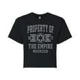 thumbnail image 1 of Star Wars - Property Of Empire - Juniors Cropped Tee, 1 of 5