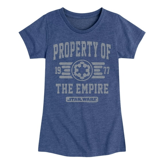 Star Wars - Property Of Empire - Toddler And Youth Girls Fitted Short Sleeve Tee