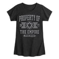 thumbnail image 1 of Star Wars - Property Of Empire - Toddler And Youth Girls Fitted Short Sleeve Tee, 1 of 4