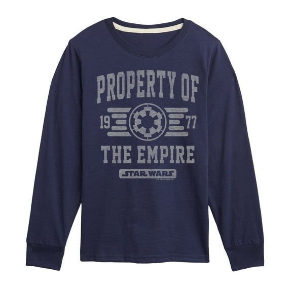 Star Wars - Property Of Empire - Toddler And Youth Long Sleeve Tee
