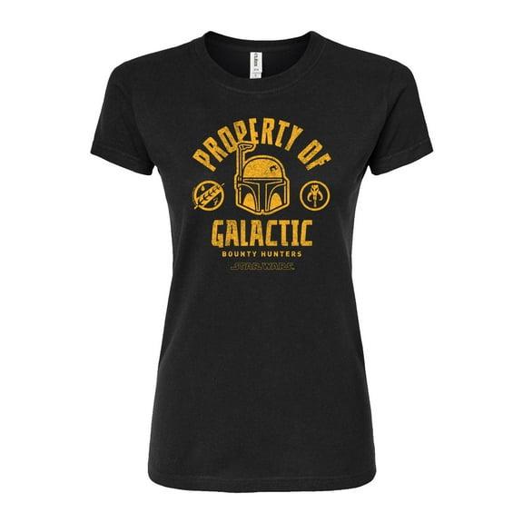 Star Wars - Property Of Galactic Bounty Hunters - Juniors Fitted Tee