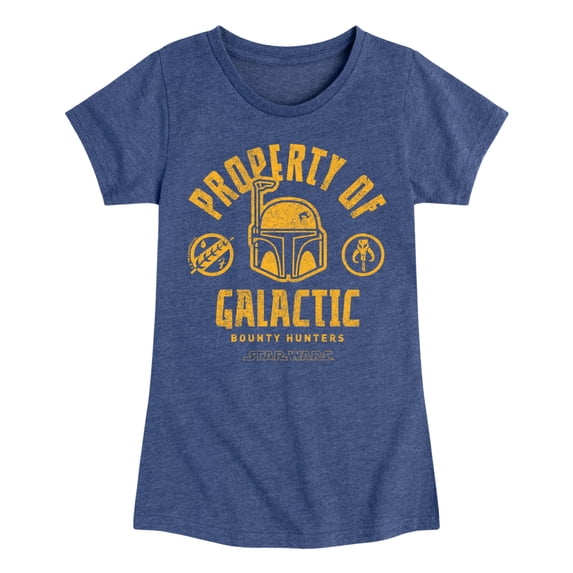 Star Wars - Property Of Galactic Bounty Hunters - Toddler And Youth Girls Fitted Short Sleeve Tee