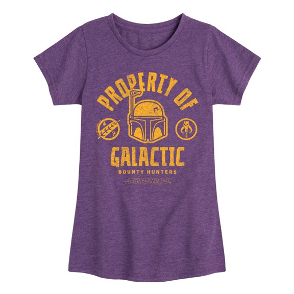 Star Wars - Property Of Galactic Bounty Hunters - Toddler And Youth Girls Fitted Short Sleeve Tee